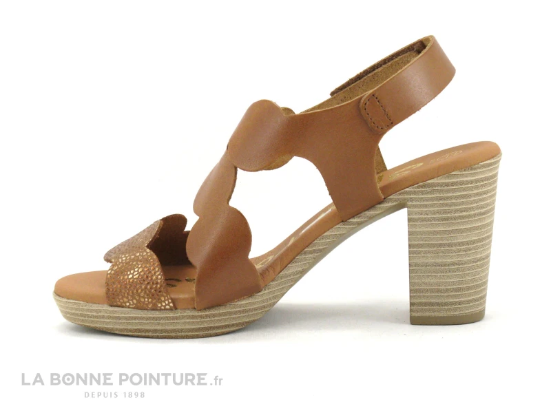 Spartanas SPAMA 4515 Camel - Sandale Talon Haut 3 Spartanas SPAMA 4515 Camel - Sandale Talon Haut – Image 3