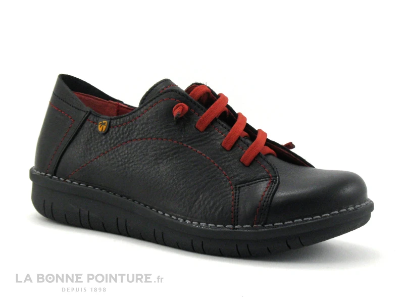 Jungla 7582 Noir - Chaussure Basse Femme Avec Lacet Elastique 5 Jungla 7582 Noir - Chaussure Basse Femme Avec Lacet Elastique – Image 5