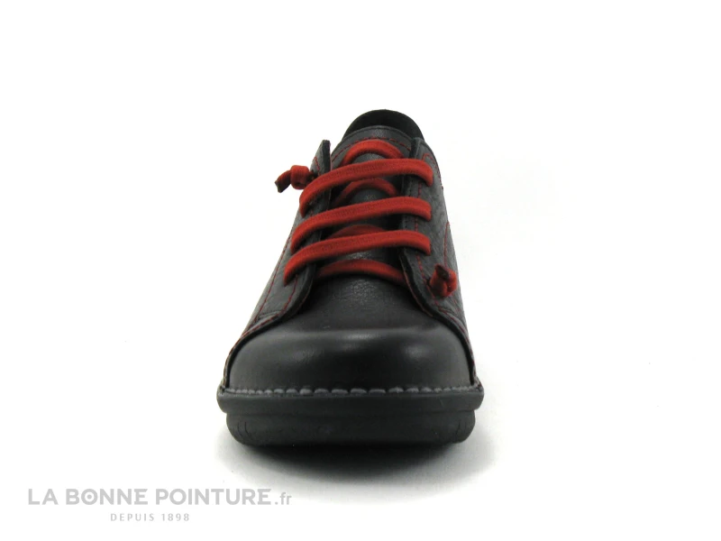 Jungla 7582 Noir - Chaussure Basse Femme Avec Lacet Elastique 2 Jungla 7582 Noir - Chaussure Basse Femme Avec Lacet Elastique – Image 2