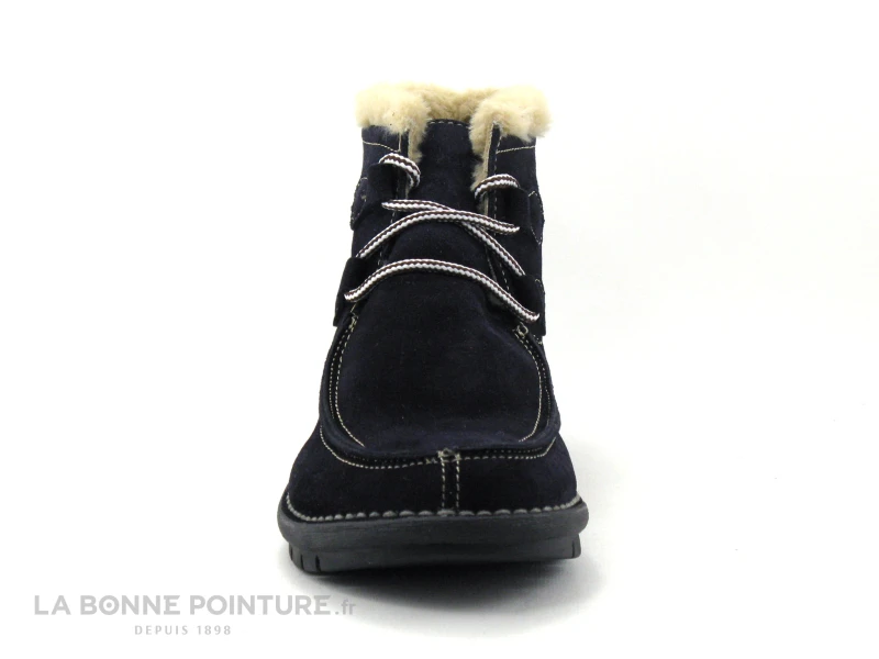 Alce Shoes 9388 Bleu Marine - Fourrure Beige - Chaussure Montante F 2 Alce Shoes 9388 Bleu Marine - Fourrure Beige - Chaussure Montante F – Image 2