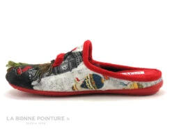 Ouf TALO Rouge Gris - Femme En Hiver - Pantoufle Mule Femme -Chaussures Promotion Magasin cd24607c73b9e66c561f35ea11d5d5ef img 2348.jpg 174553