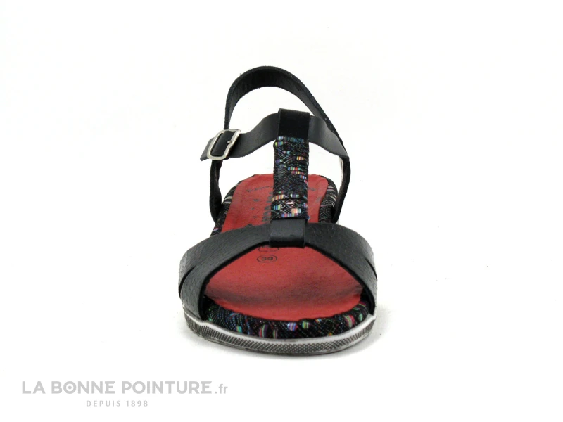 Jordana 3423 Noir Verni - Sandale Femme Bride Salome 2 Jordana 3423 Noir Verni - Sandale Femme Bride Salome – Image 2