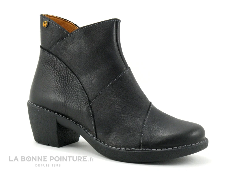 Jungla 7518 Noir - Bottine Femme Talon Epais 5 Jungla 7518 Noir - Bottine Femme Talon Epais – Image 5