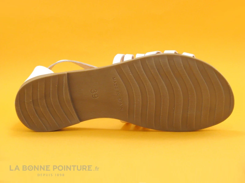 Jordana 2799 Blanc - Brides Croisees - Sandale Femme 7 Jordana 2799 Blanc - Brides Croisees - Sandale Femme – Image 7