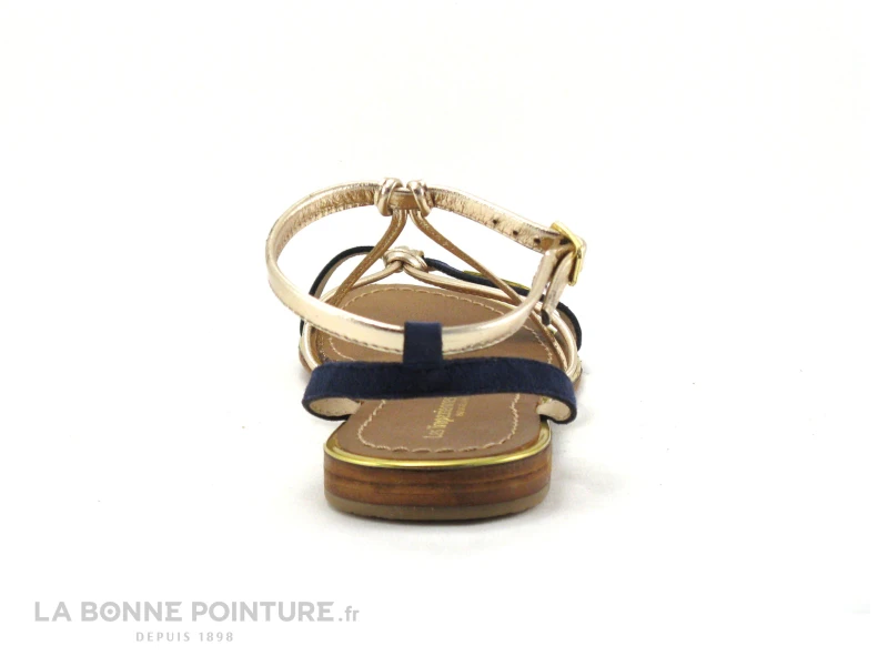 Tropeziennes HIRONBUC Marine Or - 23270 - Sandale Femme 4 Tropeziennes HIRONBUC Marine Or - 23270 - Sandale Femme – Image 4
