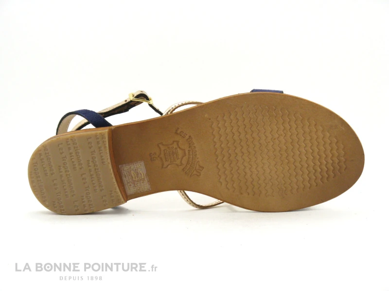 Tropeziennes HIRONBUC Marine Or - 23270 - Sandale Femme 7 Tropeziennes HIRONBUC Marine Or - 23270 - Sandale Femme – Image 7