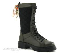 GoodStep 3625-D07 Kaki - Noir Matelasse - Bottine Lacet Femme -Chaussures Promotion Magasin cd24607c73b9e66c561f35ea11d5d5ef img 2401.jpg 174463