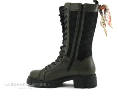GoodStep 3625-D07 Kaki - Noir Matelasse - Bottine Lacet Femme -Chaussures Promotion Magasin cd24607c73b9e66c561f35ea11d5d5ef img 2403.jpg 174459