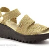 WOZ UP 689 Or Beige - Nu-pieds Compense