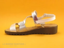 Jordana 3337 Blanc Argent - 2 Velcros - Sandale Femme -Chaussures Promotion Magasin cd24607c73b9e66c561f35ea11d5d5ef img 2412.jpg 149341