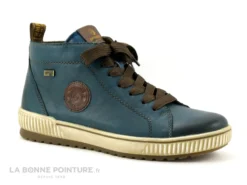 Remonte D0771-12 Bleu Petrole - Basket Montante Femme
