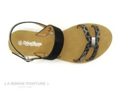 Dees Shoes MAELANE Noir Argent - Sandale Plate Femme -Chaussures Promotion Magasin cd24607c73b9e66c561f35ea11d5d5ef img 2430.jpg 149828