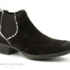La Vie Est Belle - CACTUS Ebene - Boots Chelsea Femme Marron Fonce
