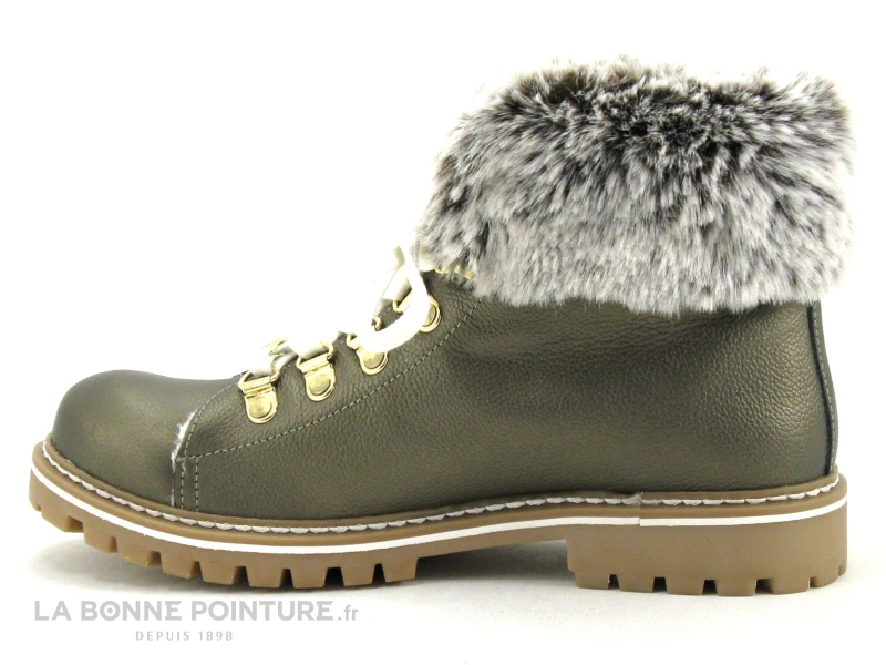 Les Tropeziennes LACEN 44552 Bronze - Col Fourrure - Boots Femme 3 Les Tropeziennes LACEN 44552 Bronze - Col Fourrure - Boots Femme – Image 3