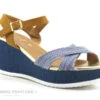 The Divine Factory TDF3258 Bleu Jeans - Camel - Sandale