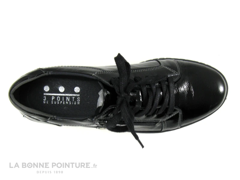 3 Points De Suspension KIAZIP 19450 Vernis Noir - Derby Femme 6 3 Points De Suspension KIAZIP 19450 Vernis Noir - Derby Femme – Image 6