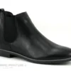 Morans VIK Noir - Arriere Aspect Lezard - Bottine Chelsea Femme