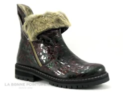 Hooper JUNO - Croco Imp Multicolore - Bottine Femme