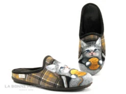 Maison Espadrille 9094 - Chat Pelote Marron - Pantoufle Mule Femme -Chaussures Promotion Magasin cd24607c73b9e66c561f35ea11d5d5ef img 2939.jpg 175166