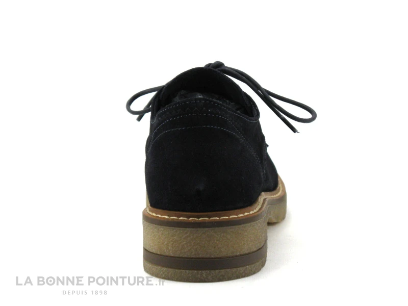 Marco Tozzi 2-23793-27 Navy - Derbi Femme Bleu Marine 4 Marco Tozzi 2-23793-27 Navy - Derbi Femme Bleu Marine – Image 4