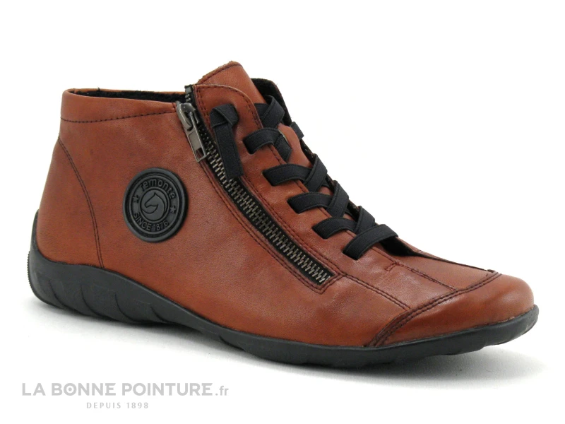 Remonte R3491-38 Orange - Chaussure Montante Femme 1 Remonte R3491-38 Orange - Chaussure Montante Femme