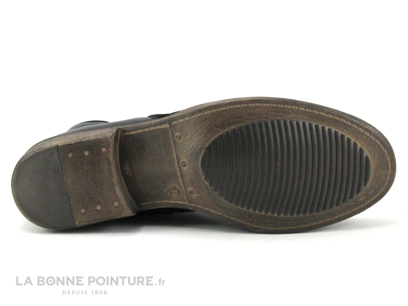 Lou Kristensen IB17163 Black - Bottine Noire Dessus Plisse 5 Lou Kristensen IB17163 Black - Bottine Noire Dessus Plisse – Image 5