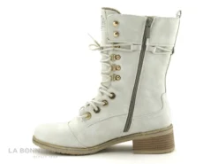 Mustang 1402 501 203 Glace - Bottine Blanche Femme 9 Mustang 1402 501 203 Glace - Bottine Blanche Femme -Chaussures Promotion Magasin cd24607c73b9e66c561f35ea11d5d5ef img 3318.jpg 175748
