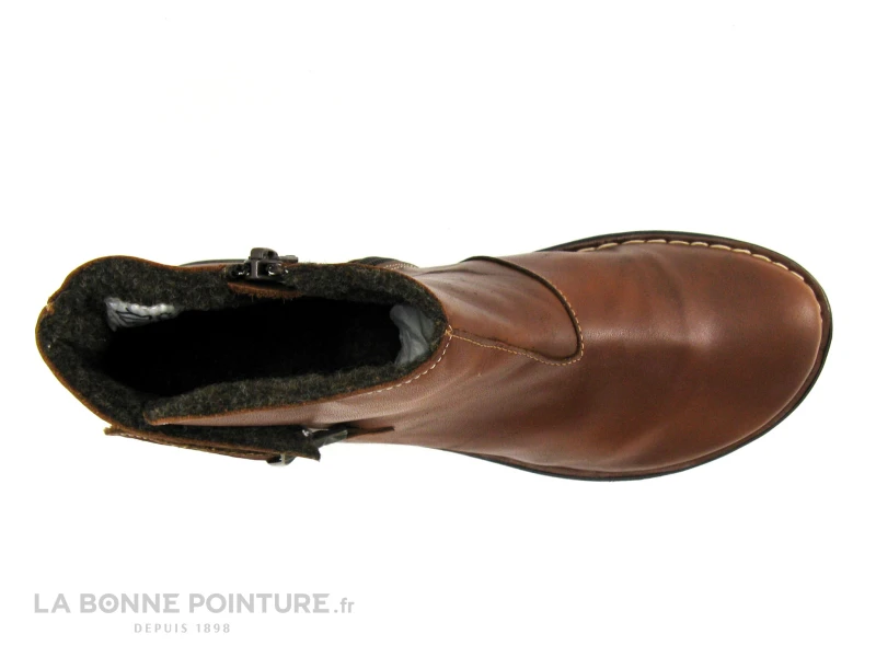 Morans GRINGE Marron - Boots Femme Cuir Marron - Doublure Chaude 6 Morans GRINGE Marron - Boots Femme Cuir Marron - Doublure Chaude – Image 6