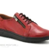 Karyoka DETOUR Rouge - Chaussure Basse Femme Avec Zip