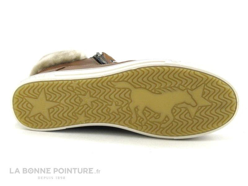 Mustang 1349 504 301 Marronnier - Basket Avec Col Fourrure Femme 7 Mustang 1349 504 301 Marronnier - Basket Avec Col Fourrure Femme – Image 7