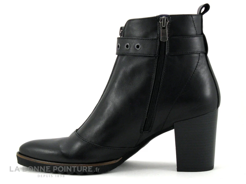 Dorking THAIS D8300 Sugar Negro - Bottine Noire - Talon Haut 3 Dorking THAIS D8300 Sugar Negro - Bottine Noire - Talon Haut – Image 3