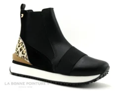 GiosEppo 64340-LUNNER - Noir - Contrefort Leopard - Boots F