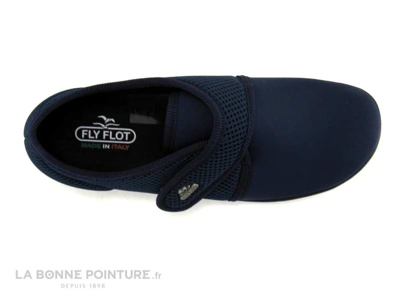 Fly Flot FORCADE Marine - Chausson Confort Velcro Femme 6 Fly Flot FORCADE Marine - Chausson Confort Velcro Femme – Image 6