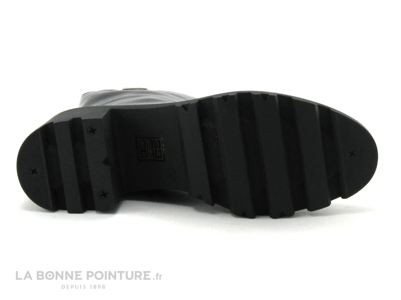 Les Tropeziennes DELIZIA 44535 Noir Vernis - Bottine Noire Talon Epais 7 Les Tropeziennes DELIZIA 44535 Noir Vernis - Bottine Noire Talon Epais – Image 7