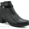 Fluchos CHARIS F0937 Noir - Bottine Femme - Petit Talon