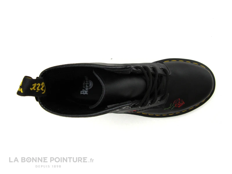 Dr. Martens Dr Martens 1460 VONDA Black 24722001 - Bottine Noire - Roses Rouges 6 Dr. Martens Dr Martens 1460 VONDA Black 24722001 - Bottine Noire - Roses Rouges – Image 6