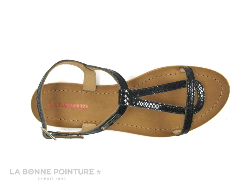 Tropeziennes Hamat Noir Serpent Nu-pieds 04178 6 Tropeziennes Hamat Noir Serpent Nu-pieds 04178 – Image 6