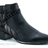 Fugitive BANKS LPIQB46 - Boots Femme Noir Verni Et Argent
