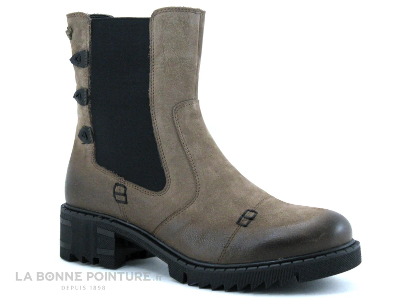 Venus 2251402K Sand - Boots Beiges Femme - Elastique Cote 5 Venus 2251402K Sand - Boots Beiges Femme - Elastique Cote – Image 5