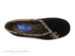 Zels 2454 Velours Noir - Pourtour Leopard Beige - Chausson Ballerine -Chaussures Promotion Magasin cd24607c73b9e66c561f35ea11d5d5ef img 3945.jpg 164701