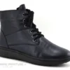 Karyoka Detil 05 Marine Boots Bleu Fonce Zip Lacets