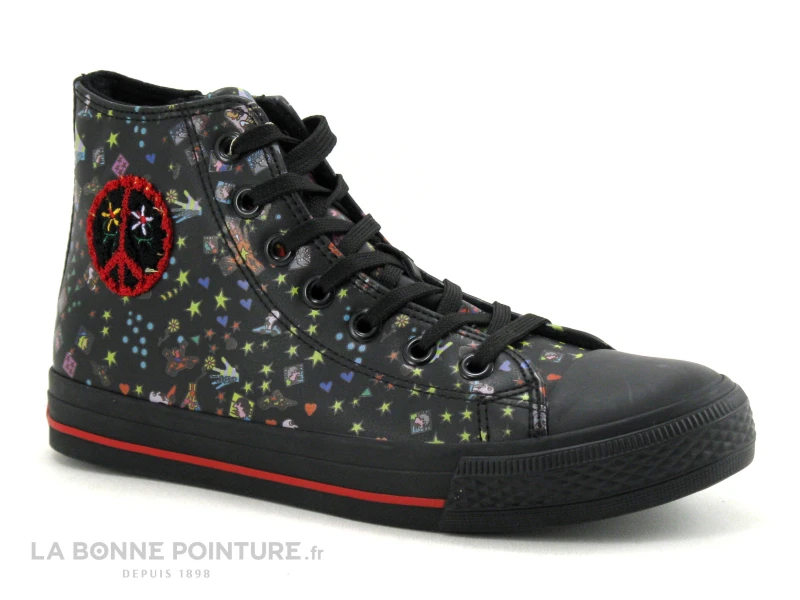 Dockers Gensheimer Art 36UR911-610 - Noir Imprime - Basket Montante 5 Dockers Gensheimer Art 36UR911-610 - Noir Imprime - Basket Montante – Image 5