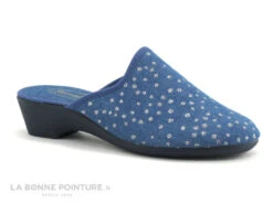 Semelflex COLETTE - Bleu Jeans - Pois Argent - Pantoufle Mule Femme -Chaussures Promotion Magasin cd24607c73b9e66c561f35ea11d5d5ef img 3988.jpg 133372