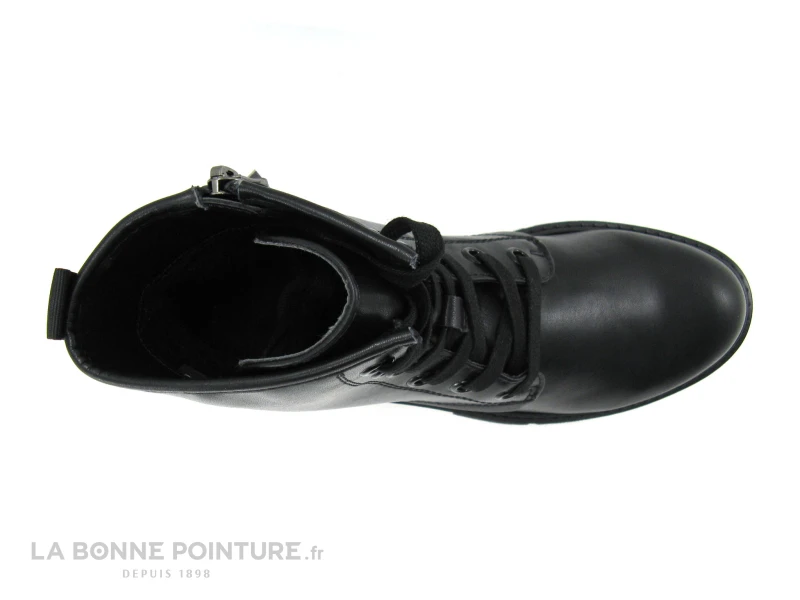 Marco Tozzi 2-25282-27 Black - Bottine Lacet Noire Avec Zip 6 Marco Tozzi 2-25282-27 Black - Bottine Lacet Noire Avec Zip – Image 6