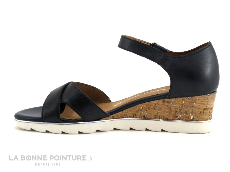 Marco Tozzi Premio - 2-28725-22 Navy - Sandale Compensee Bleu Marine 3 Marco Tozzi Premio - 2-28725-22 Navy - Sandale Compensee Bleu Marine – Image 3