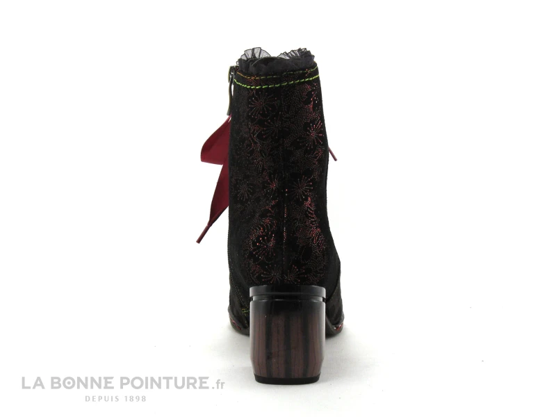 Laura Vita GOCALO 12 Wine - Bottine Bordeaux Et Noire 4 Laura Vita GOCALO 12 Wine - Bottine Bordeaux Et Noire – Image 4