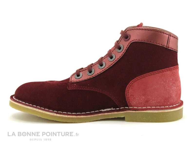 Kickers KICKLEGEND Rouge Rhubarbe - 877885 - Boots Femme 3 Kickers KICKLEGEND Rouge Rhubarbe - 877885 - Boots Femme – Image 3