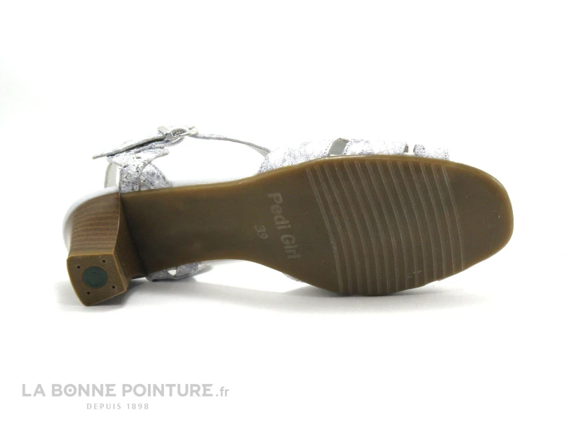 Pedi Girl BAO Blanc Argent - Nu-pieds Talon 7 Pedi Girl BAO Blanc Argent - Nu-pieds Talon – Image 7