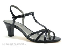 Tamaris 1-28329-22 Navy Pat Glam - Nu-pieds Bleu Marine Talon