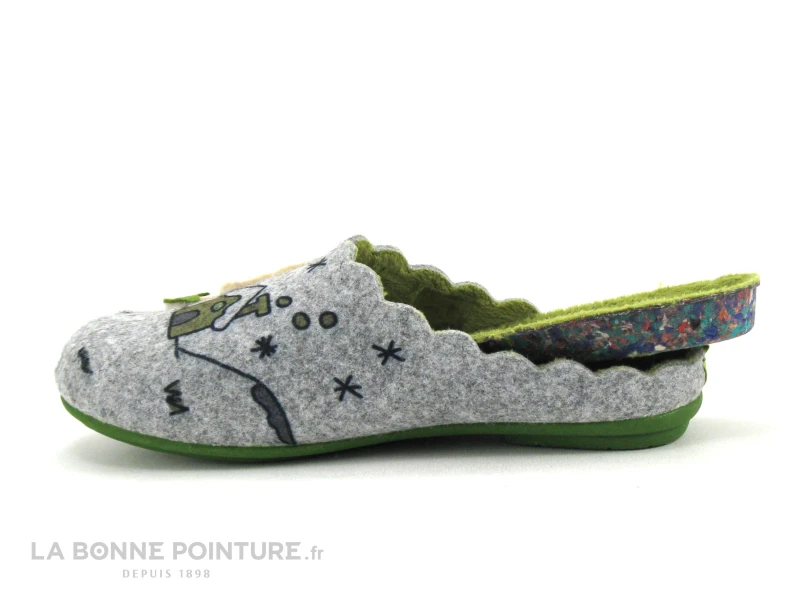 Maison Espadrille 9064 - Cerf - Sapin Et Maison - Pantoufle Mule Femme 3 Maison Espadrille 9064 - Cerf - Sapin Et Maison - Pantoufle Mule Femme – Image 3